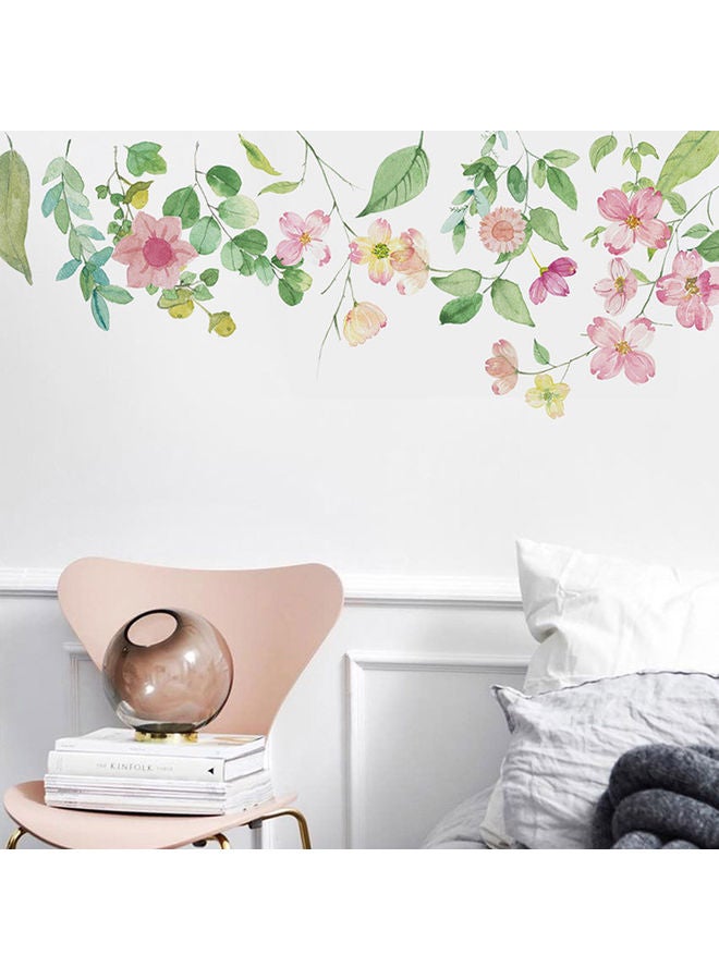 Flower Themed Wall Sticker Multicolour - Image 2