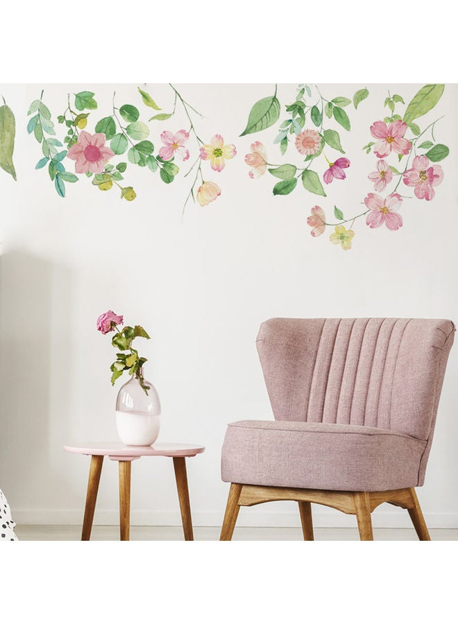 Flower Themed Wall Sticker Multicolour - Image 3