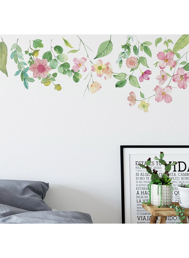 Flower Themed Wall Sticker Multicolour - Image 5