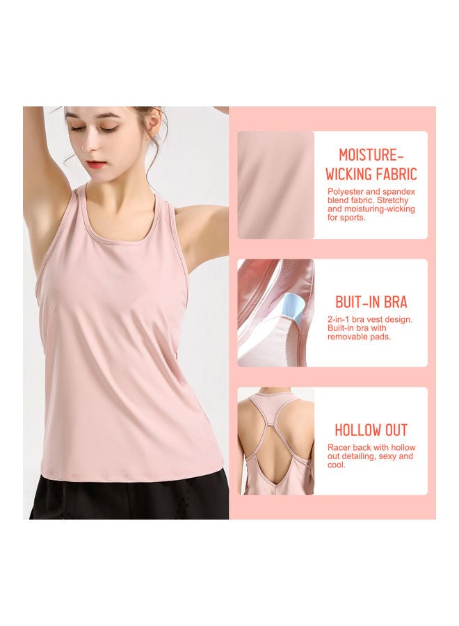 LIXADA 2-in-1 Yoga Bra Tank Top S  - Image 4