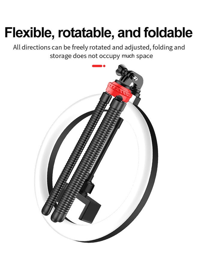 LED Ring Light With Octopus Tripod White - Image 3