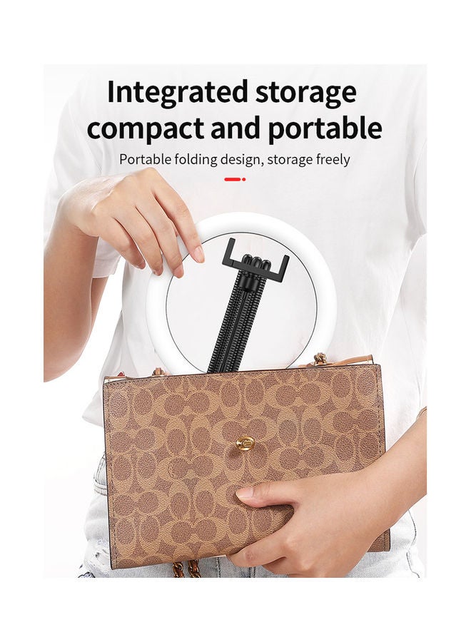 LED Ring Light With Octopus Tripod White - Image 5