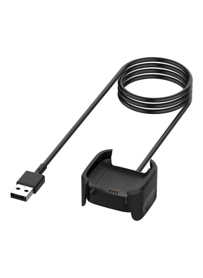 Replacement USB Charging Cable For Fitbit Versa 2 Smart Watch Black - Image 1