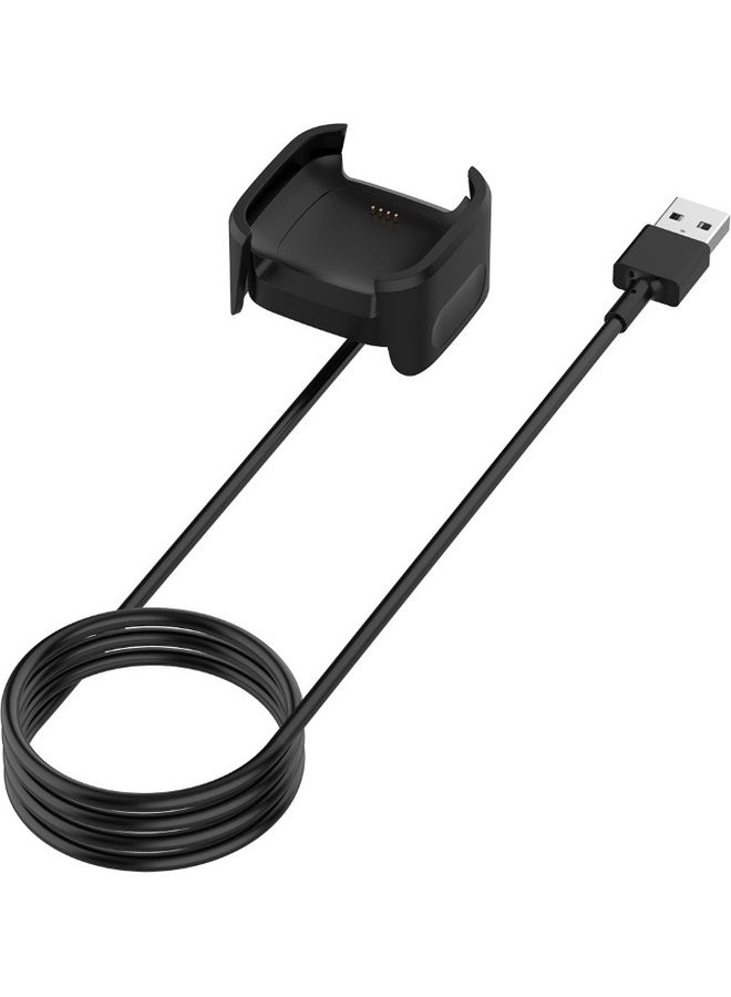 Replacement USB Charging Cable For Fitbit Versa 2 Smart Watch Black - Image 5