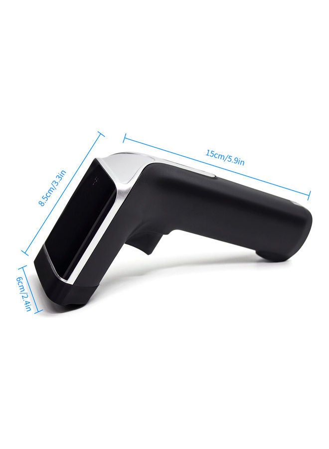 Aibecy Wireless Handheld 1D Barcode Scanner Device Black/Silver - Image 5