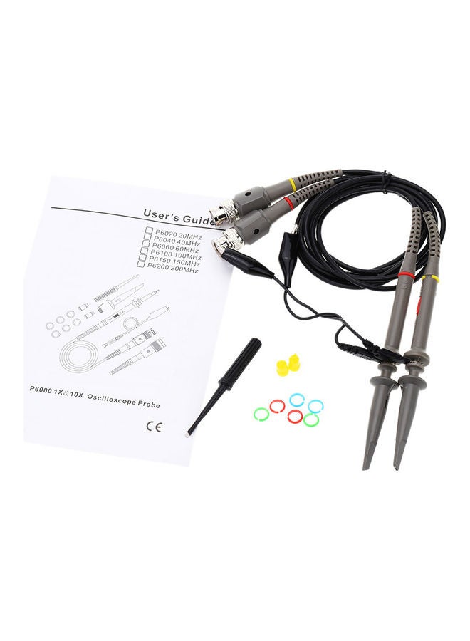 15-Piece 60MHZ  Oscilloscope Probe Multicolour - Image 1