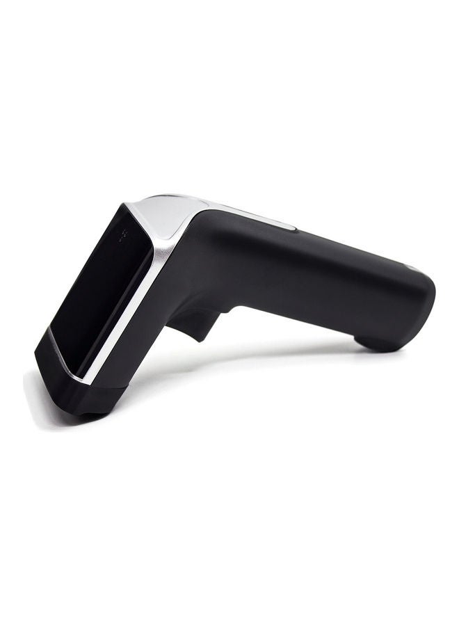 3-in-1 Handheld 1D/2D/QR Barcode Scanner Wireless and BT USB Wired Compatible with Windows Android Mac Black