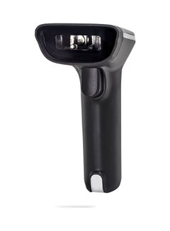 Aibecy 2-in-1 Handheld 1D Barcode Scanner Wireless and USB Wired Compatible with Windows Android Mac Black/Silver  - Image 1