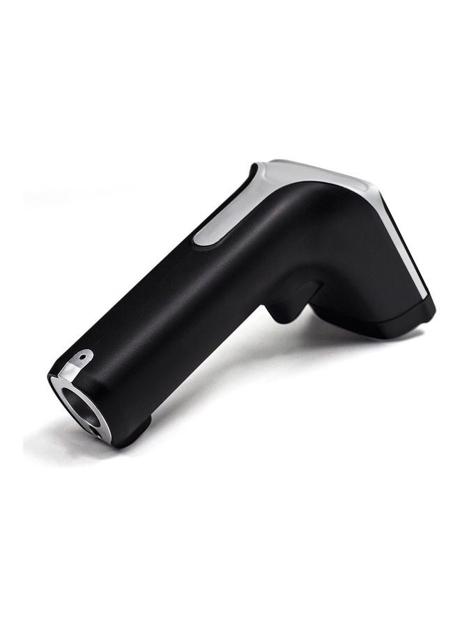 Aibecy - 2-in-1 Handheld 1D Barcode Scanner Wireless and USB Wired Compatible with Windows Android Mac Black/Silver - Image 1