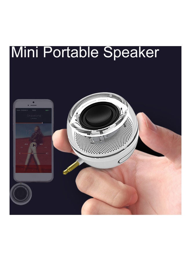 Plug Mini Speaker For PC White/Clear  - Image 3