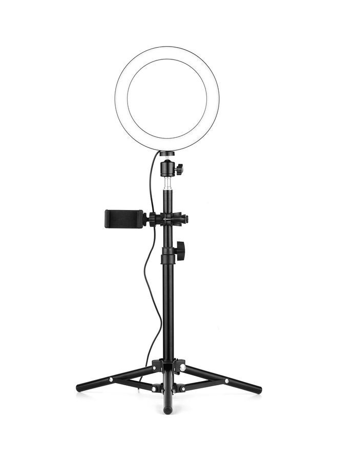 20cm Diameter 3000K-6500K Bi-Colour Dimmable Ring Light Kit Multicolour  - Image 2