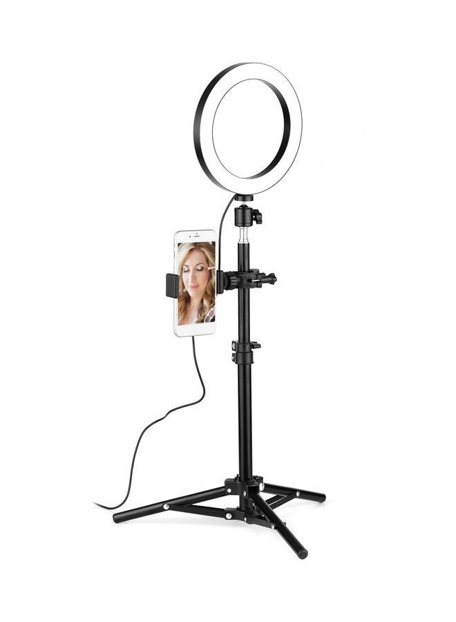 20cm Diameter 3000K-6500K Bi-Colour Dimmable Ring Light Kit Multicolour  - Image 3