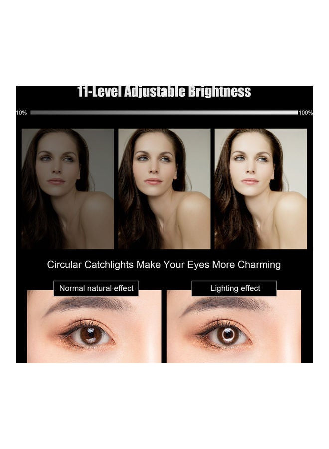 20cm Diameter 3000K-6500K Bi-Colour Dimmable Ring Light Kit Multicolour  - Image 4