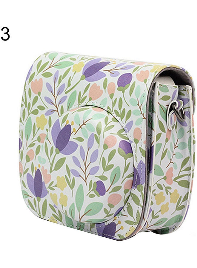 Floral Camera Case Cover Shoulder Bag Multicolour - Image 1