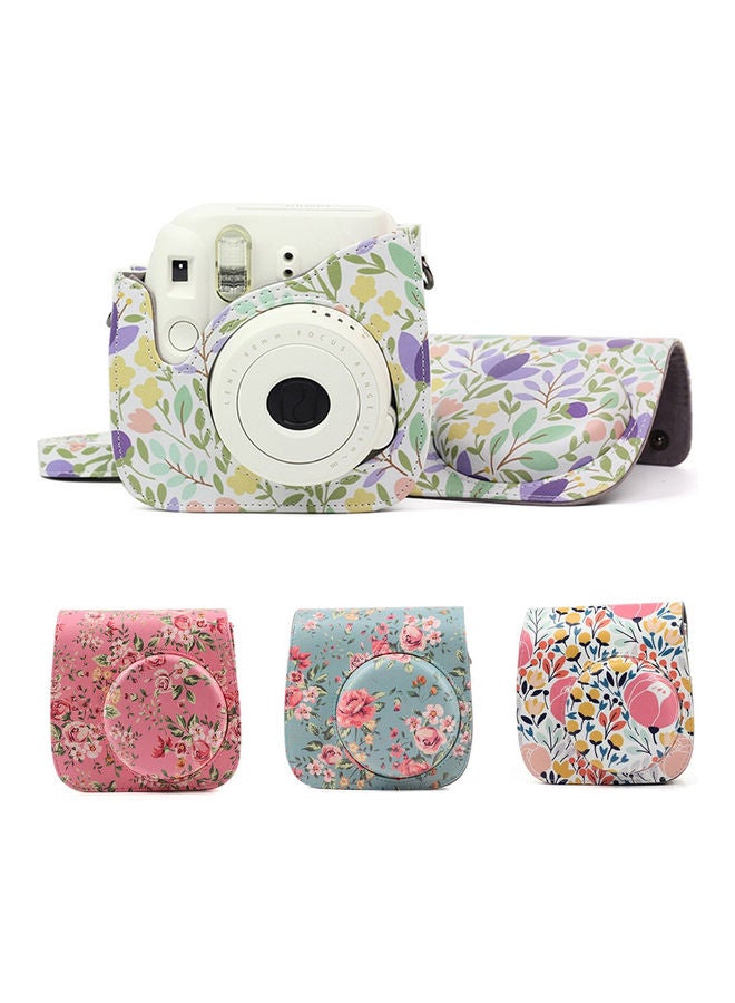 Floral Camera Case Cover Shoulder Bag Multicolour - Image 3