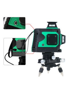 Generic 7-Piece Professional Line Laser Beam Level Machine Green/Black/Silver  - Image 3