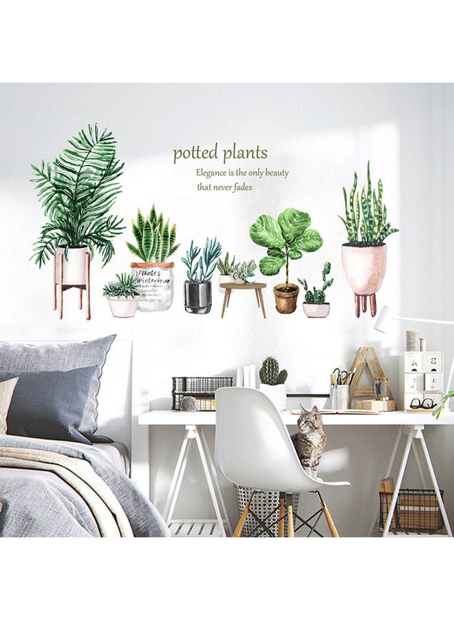 Potted Plant Wall Sticker Multicolour - Image 5