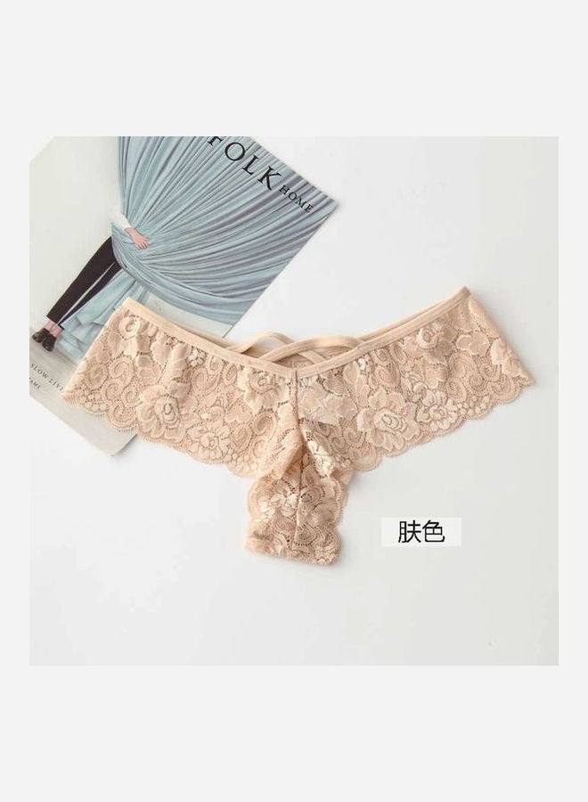 Pack Of 4 Lace Design Briefs Multicolour - Image 3