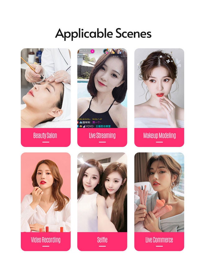 حلقة إضاءة LED تعمل بمنفذ USB أبيض - Image 2