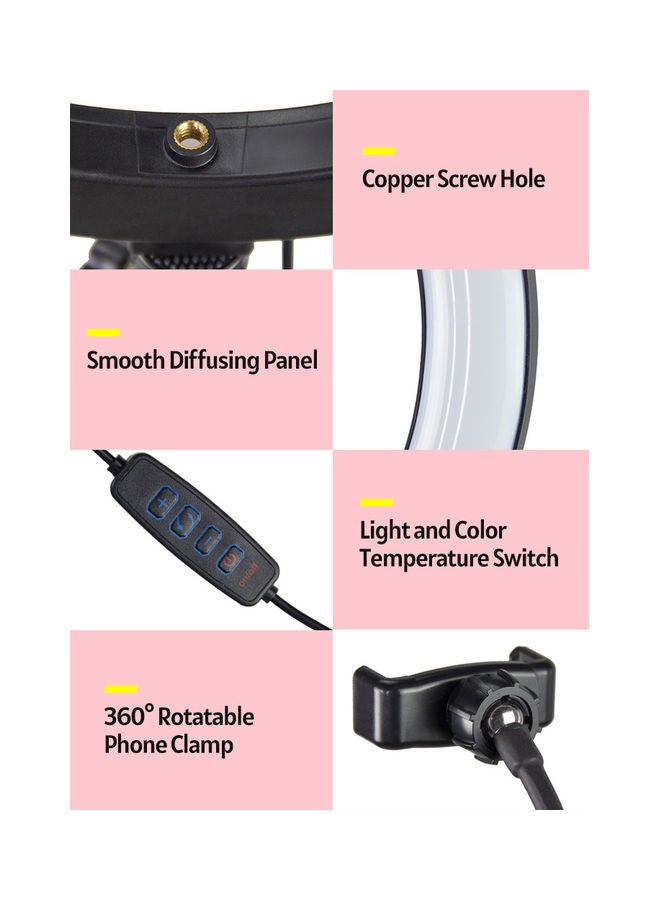 حلقة إضاءة LED تعمل بمنفذ USB أبيض - Image 3