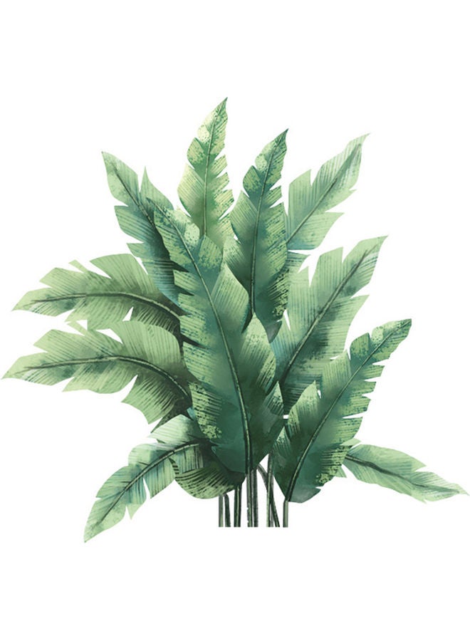 Tropical Plant Leaf Wall Sticker Green - Image 1