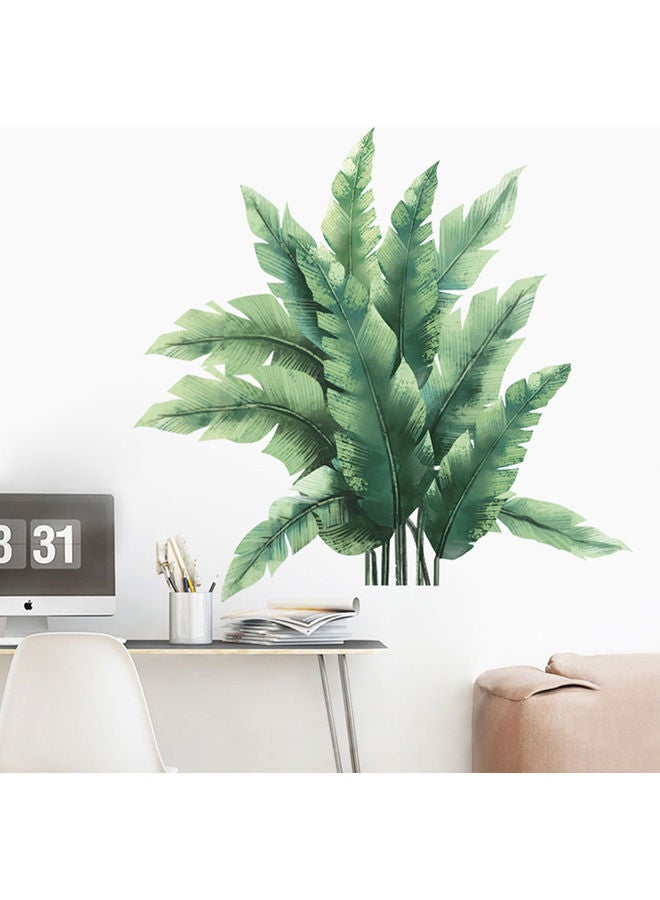 Tropical Plant Leaf Wall Sticker Green - Image 2