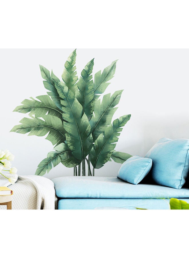 Tropical Plant Leaf Wall Sticker Green - Image 3