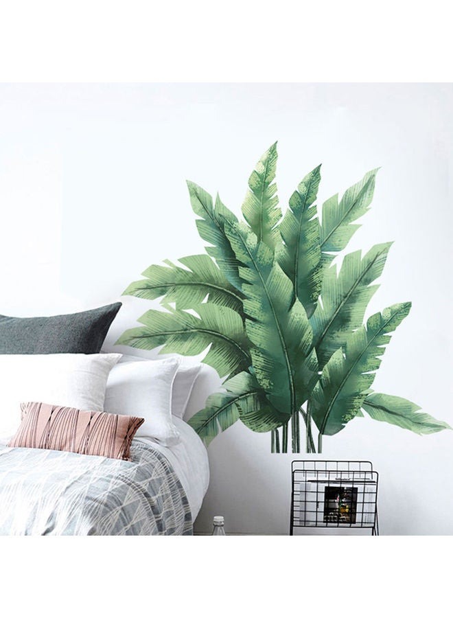 Tropical Plant Leaf Wall Sticker Green - Image 4