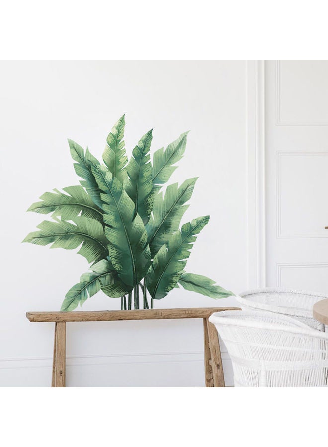 Tropical Plant Leaf Wall Sticker Green - Image 5