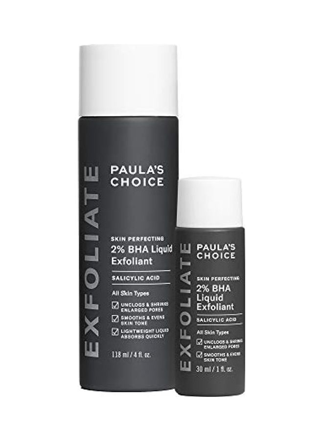 PAULA'S CHOICE Skin Perfecting BHA Liquid Salicylic Acid Exfoliant Duo Clear 148ml 