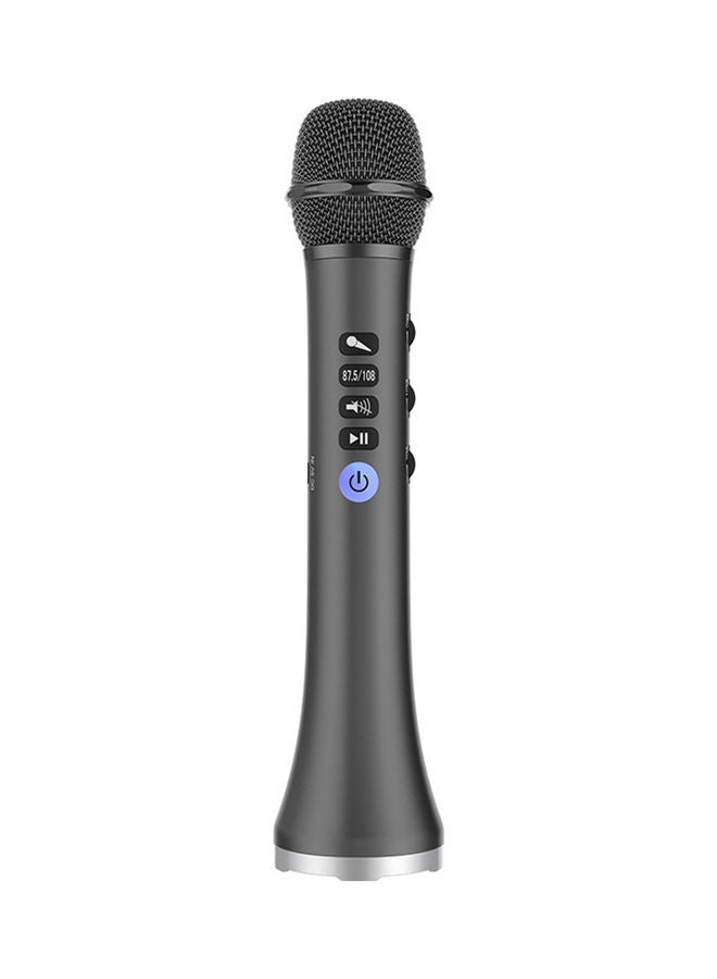 Generic Wireless Karaoke Microphone Bluetooth Speaker DWYYC4977367 Black 