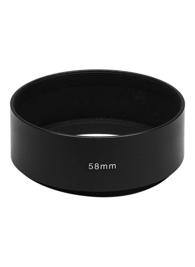 Generic Hood Screw-in Tele Metal Lens for DSLR Canon Black/Clear  - Image 5