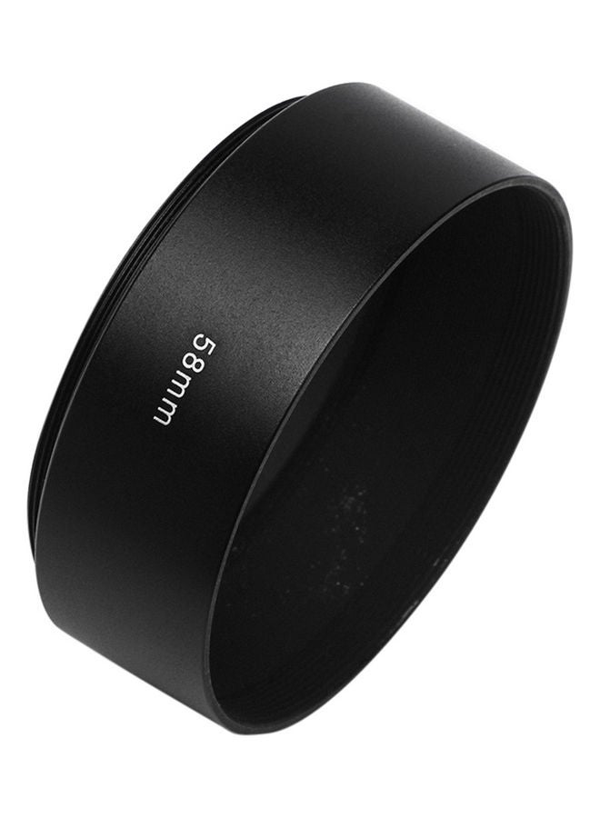 Generic Hood Screw-in Tele Metal Lens for DSLR Canon Black/Clear  - Image 3