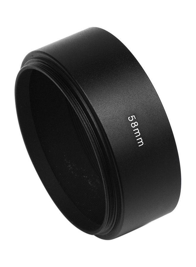 Generic Hood Screw-in Tele Metal Lens for DSLR Canon Black/Clear  - Image 4