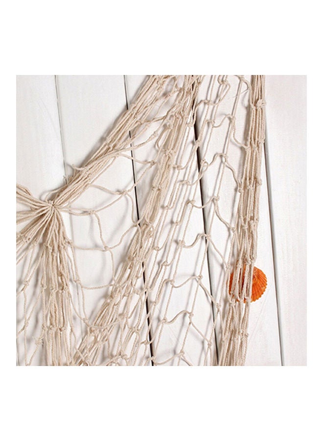 Fishnet Photography Backdrop Beige/Pink/Yellow - Image 2