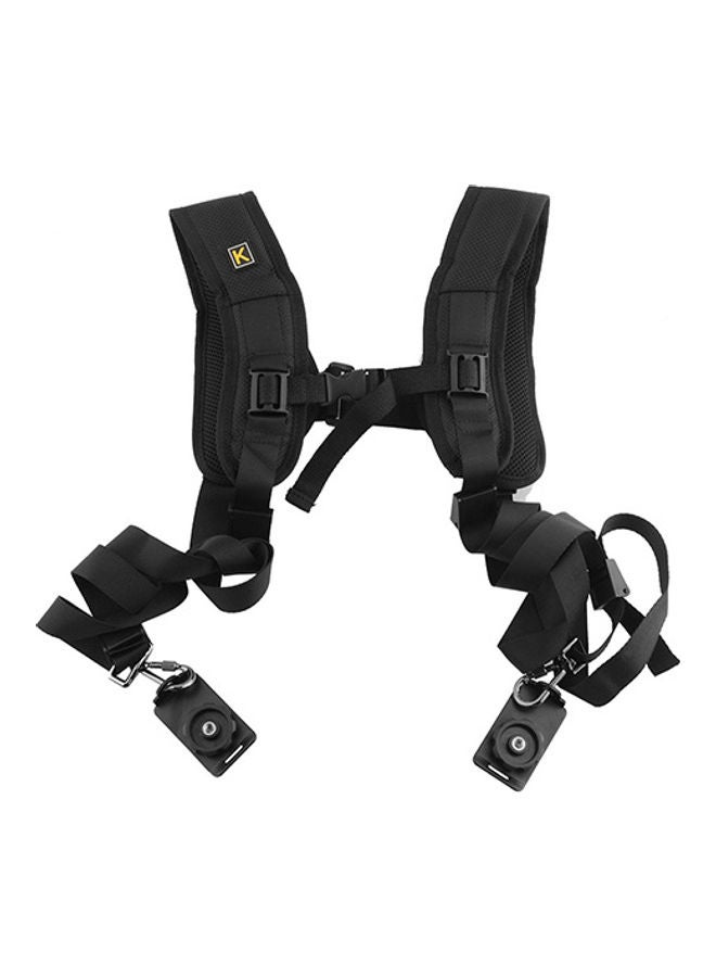 Generic - eck Strap Quick Release for Digital SLR DSLR Camera Black - Image 1