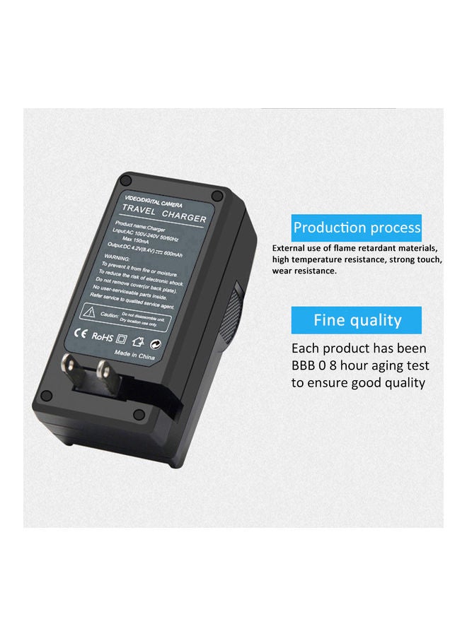 Safety Digital Camera Battery Single Charger for Canon BP-718 Black - Image 2