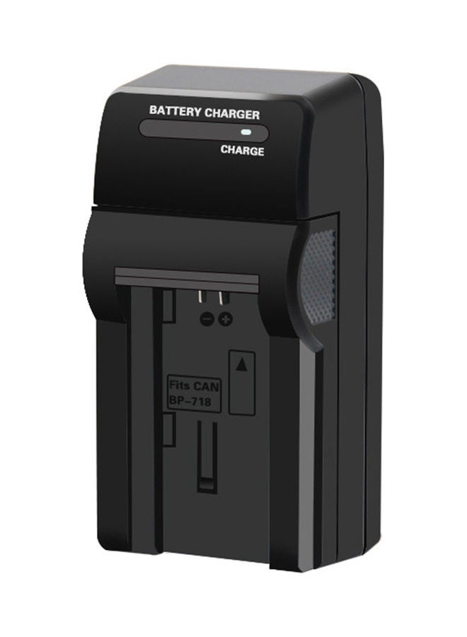 Safety Digital Camera Battery Single Charger for Canon BP-718 Black - Image 5