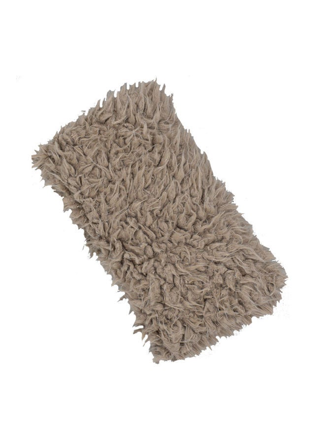 Solid Photography Prop Blanket Brown  - Image 1