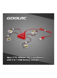 GoolRC 4-Piece 3.7V 150mah RC Car Accessories  - Image 1