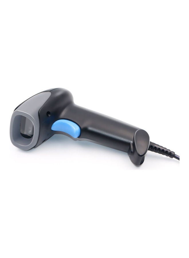 Aibecy - Handheld Barcode 1D/2D/QR Code Scanner Wireless and USB Wired Compatible with Windows Mac Linux Black/Blue - Image 1