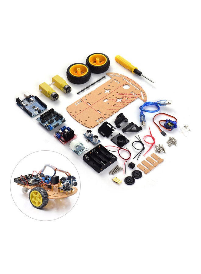Smart Robot Car Assembly Kit Multicolour - Image 1
