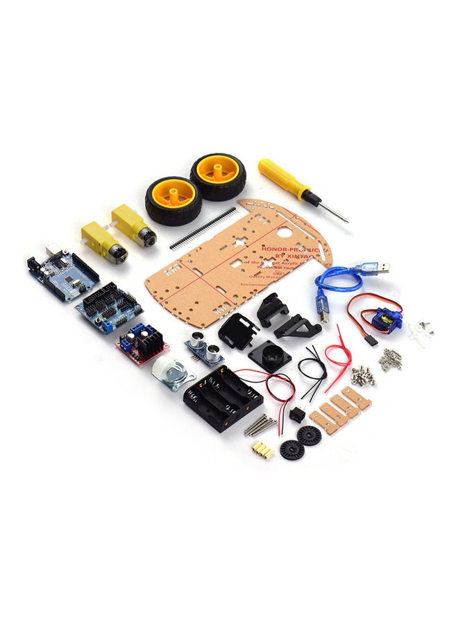 Smart Robot Car Assembly Kit Multicolour - Image 4