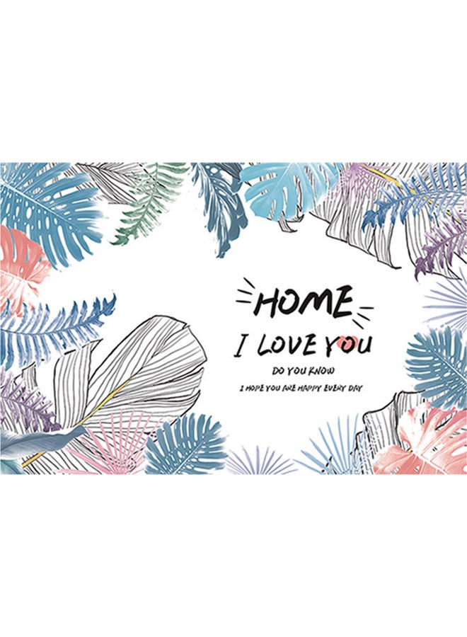 Anti-Oil Heat Resistant Home Letter Leaf Wall Tile Sticker Multicolour - Image 1