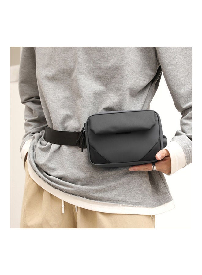 Generic Wear-Resistant Crossbody Single Shoulder Nylon Sling Bag with Charging Port  - Image 2