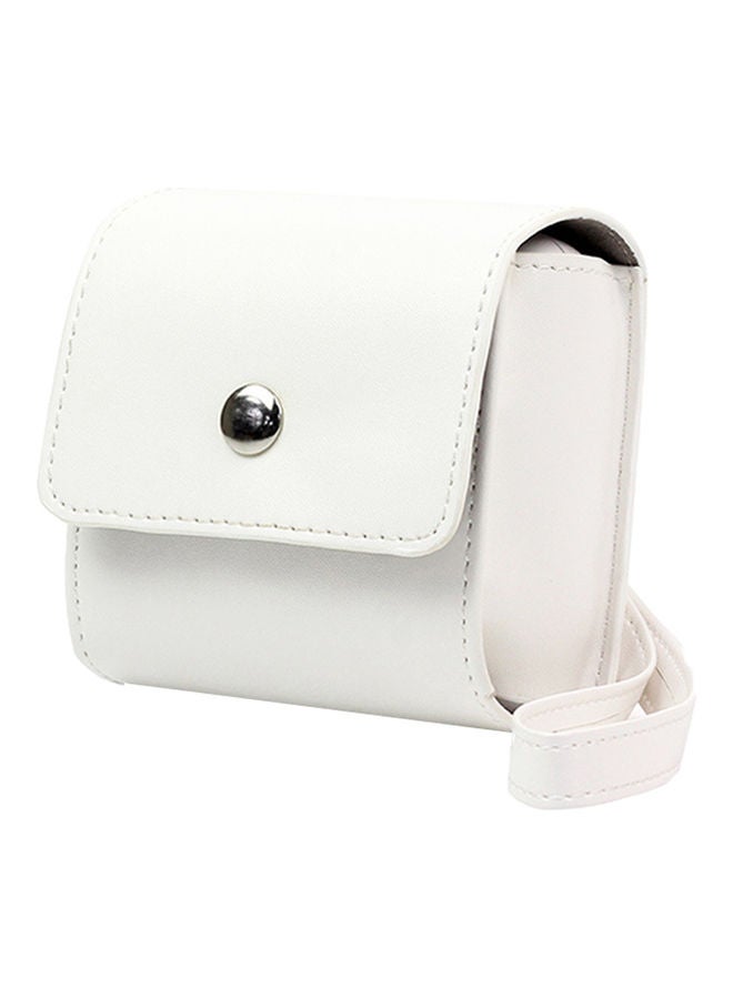 Faux Leather Protective Storage Handbag For Paperang Thermal Printer White  - Image 5