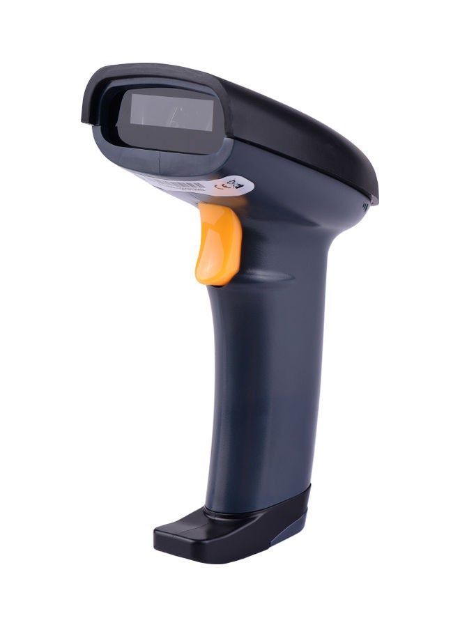 Aibecy Handheld 1D Barcode Scanner USB Wired Compatible with Windows Android Mac for Supermarket Library Logistics Warehouse Black - Image 2