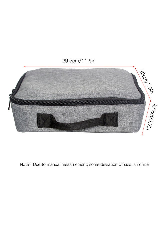 Portable Projector Storage Case Organizer Grey
