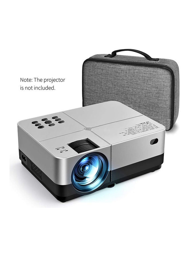 Portable Projector Storage Case Organizer Grey