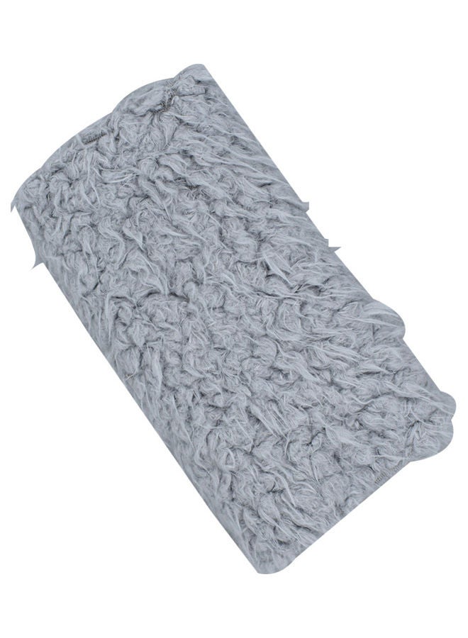 Solid Photography Prop Blanket Grey  - Image 1